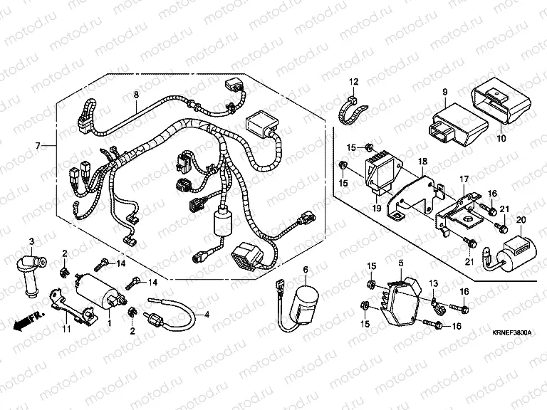 F-38 WIRING HARNESS