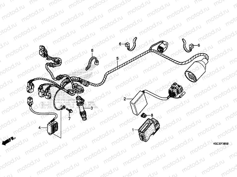 F-38 WIRING HARNESS