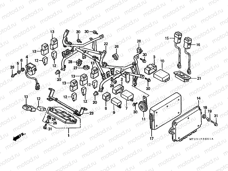 F-39-1 ENGINE HOUSING (ST1100AN / AP / AR)