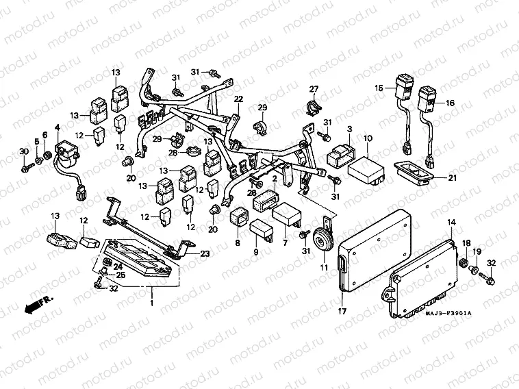 F-39-1 ENGINE HOUSING (ST1100AS)