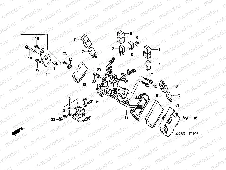 F-39-1 ENGINE HOUSING (VFR800A)