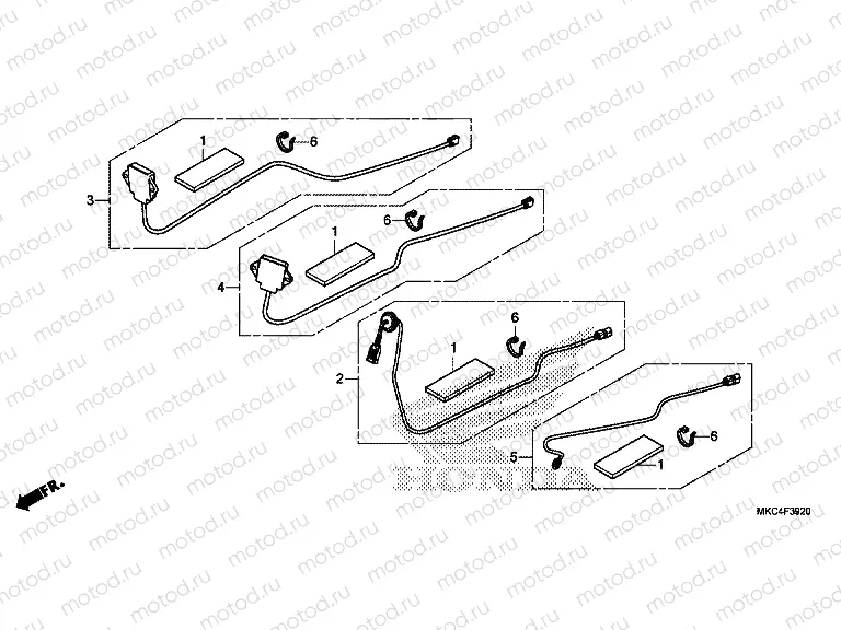 F-39-20 ANTENNA SET / CORD SET