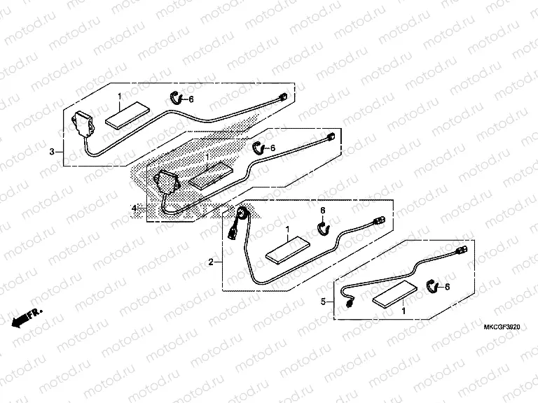 F-39-20 ANTENNA SET & CORD SET