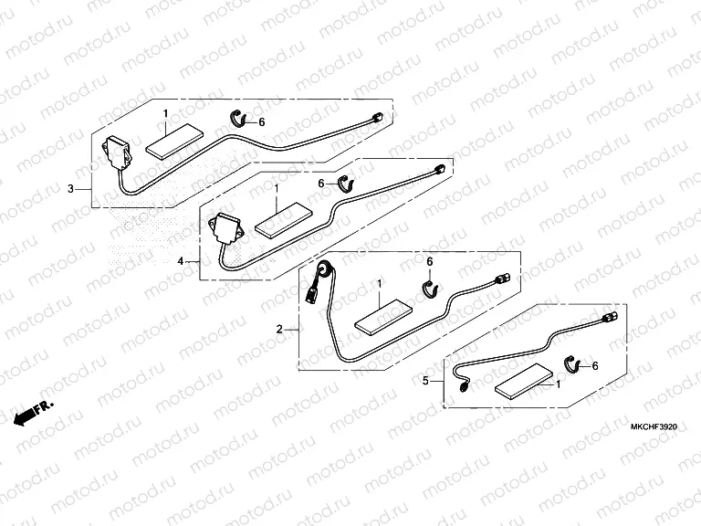 F-39-20 ANTENNA SET & CORD SET