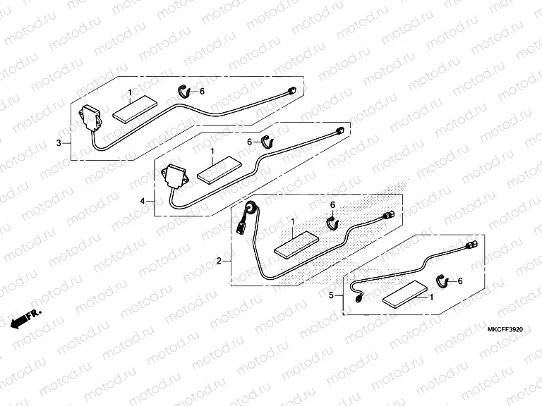 F-39-20 ANTENNA SET & CORD SET