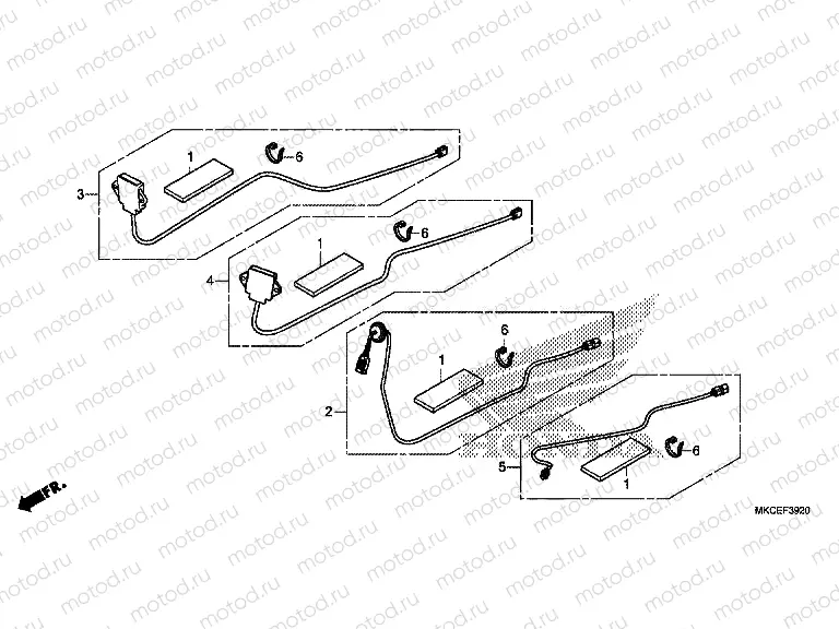 F-39-20 ANTENNA SET/CORD SET