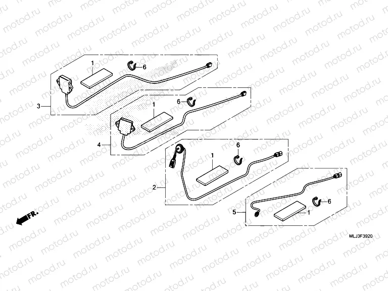 F-39-20 ANTENNA SET/CORD SET