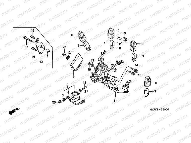 F-39 ENGINE HOUSING (VFR800)