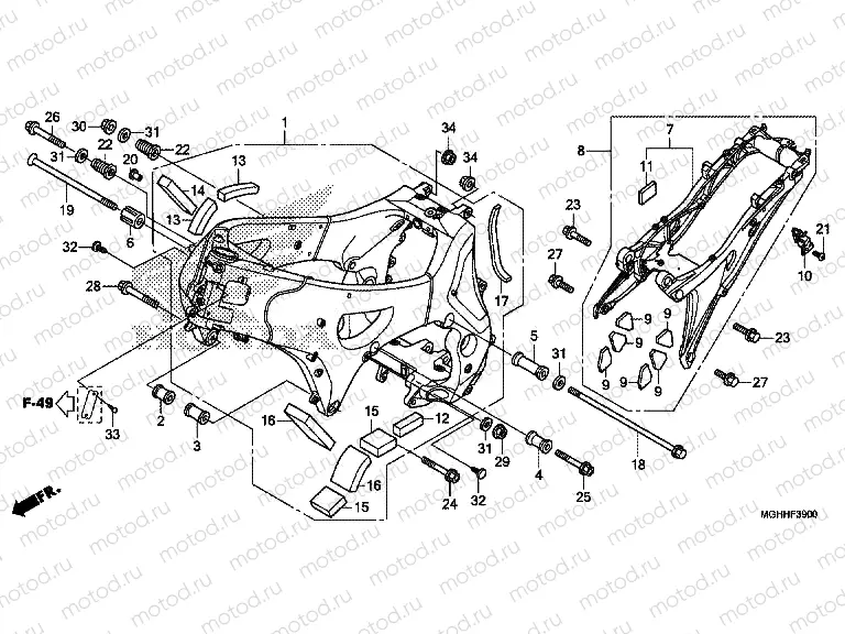 F-39 FRAME BODY