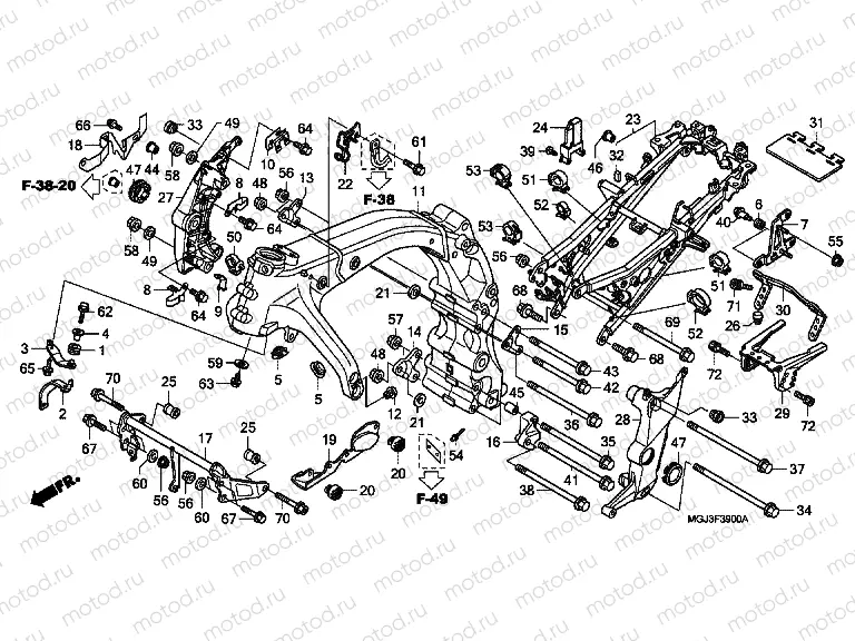 F-39 FRAME HOUSING