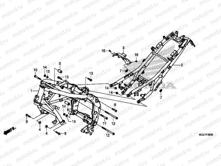 F-39 FRAME HOUSING