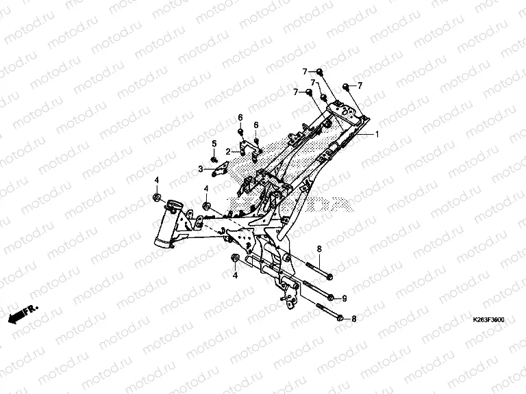 F-39 FRAME HOUSING