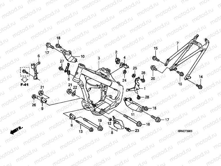 F-39 FRAME HOUSING