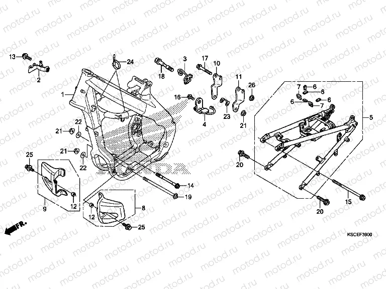 F-39 FRAME HOUSING