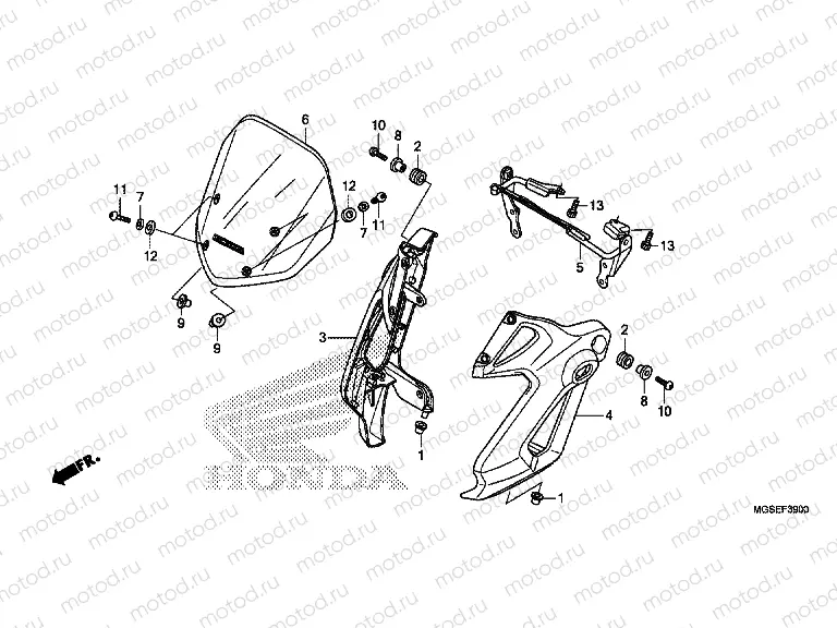 F-39 FRONT ENGINE HOUSING