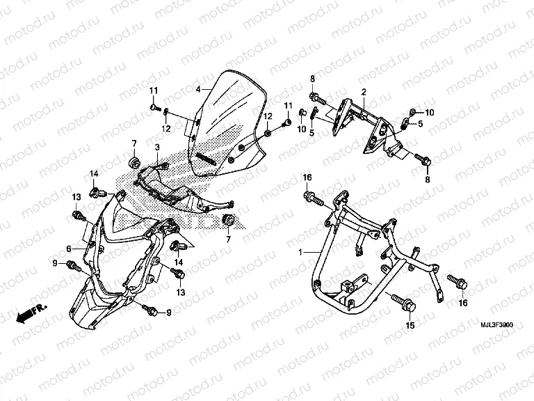 F-39 FRONT ENGINE HOUSING