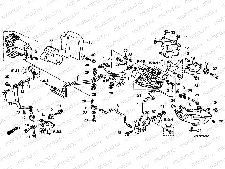 F-39 FRONT POWER SUPPLY / FRONT VALVE UNIT