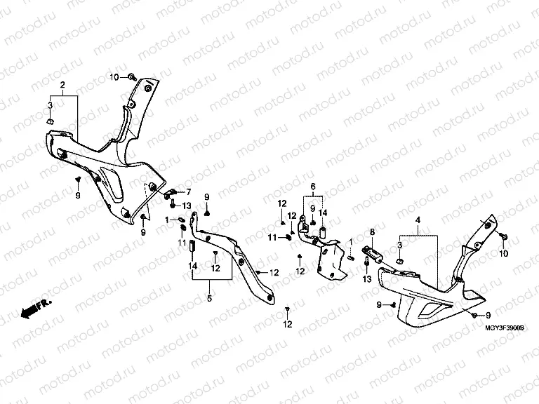 F-39 LOWER ENGINE HOUSING