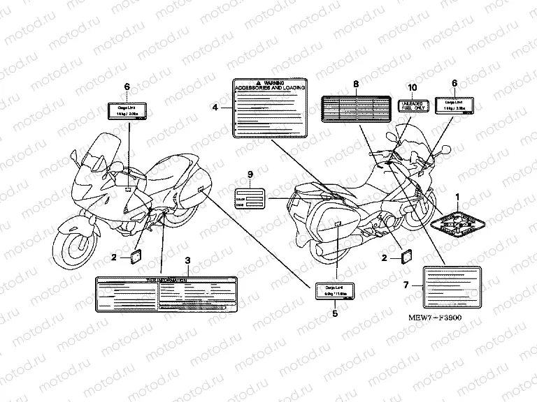 F-39 WARNING LABEL (NT700V6-8 / NT700VA6-8)