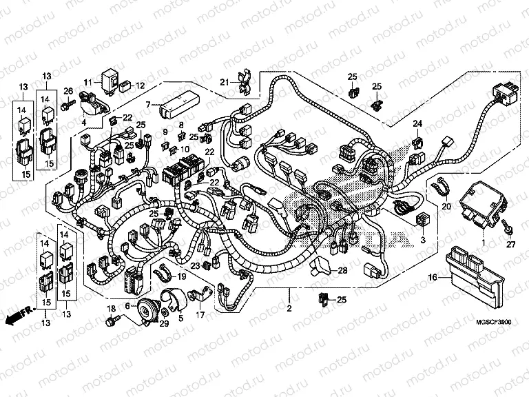 F-39 WIRING HARNESS