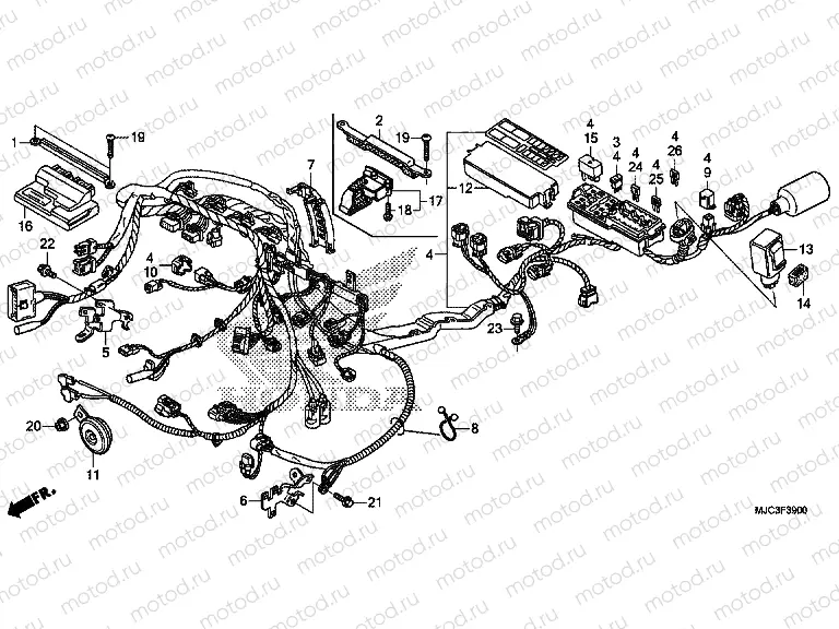 F-39 WIRING HARNESS