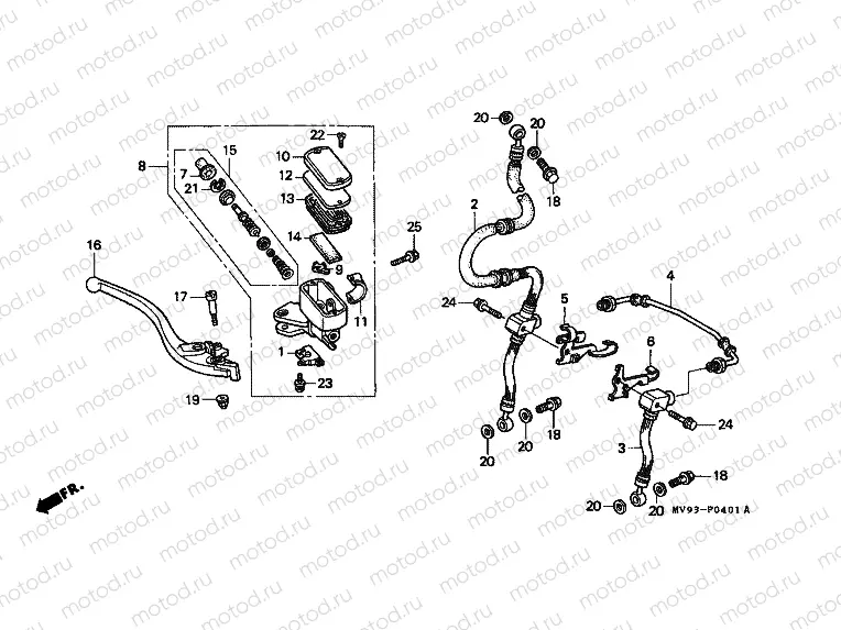 F-4-1 FRONT MASTER CYLINDER