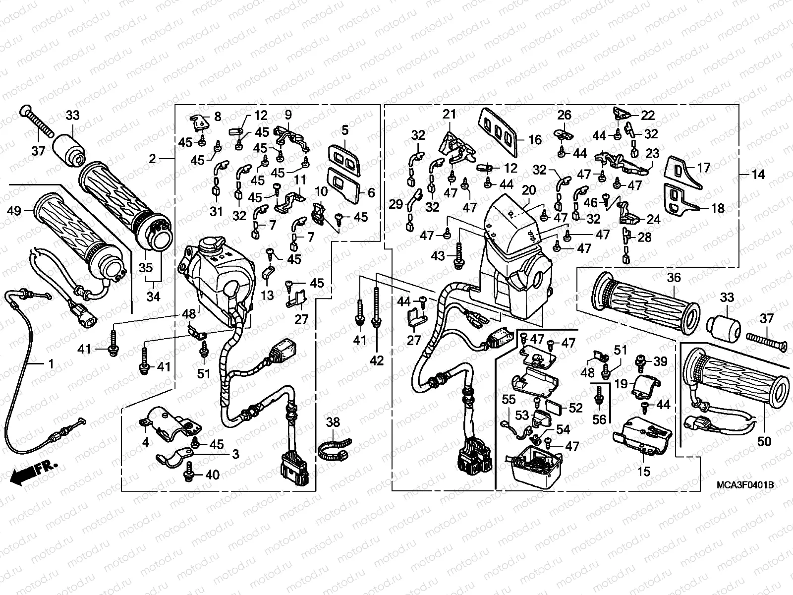 F-4-1 HANDLE SWITCH (GL1800A4/A 5)(GL18006/7/8)
