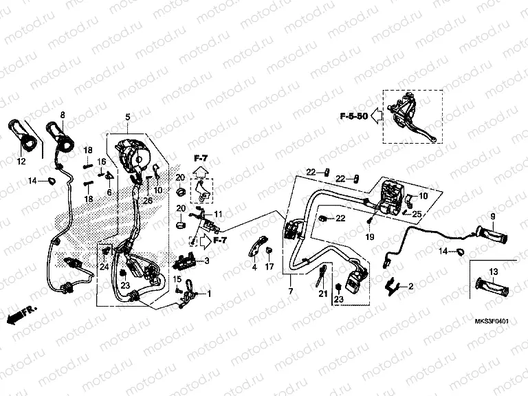 F-4-1 SWITCH & CABLE (DCT)