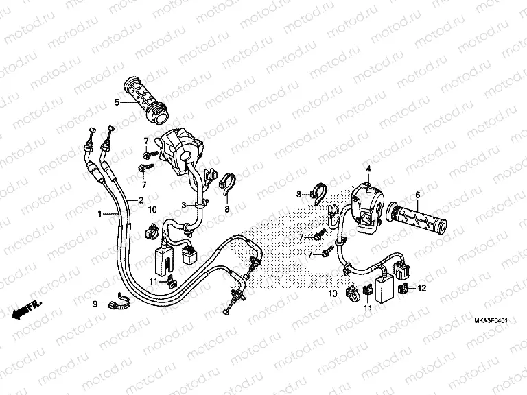 F-4-1 SWITCH / CABLE (NC750XD)