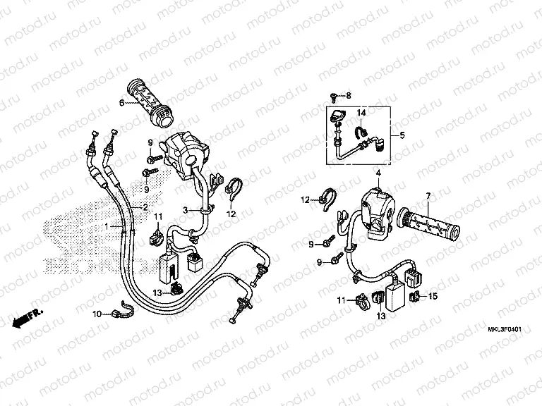 F-4-1 SWITCH/CABLE (NC750XD)