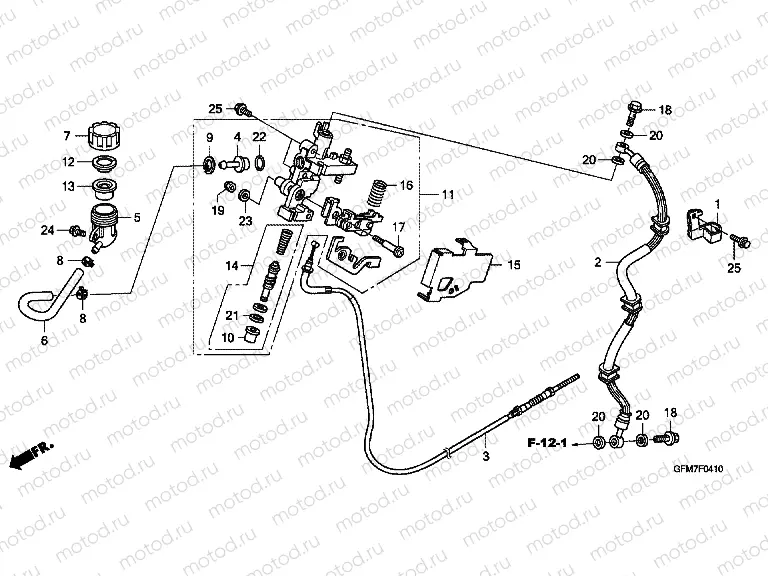 F-4-10 MASTER CYLINDER (CBS)