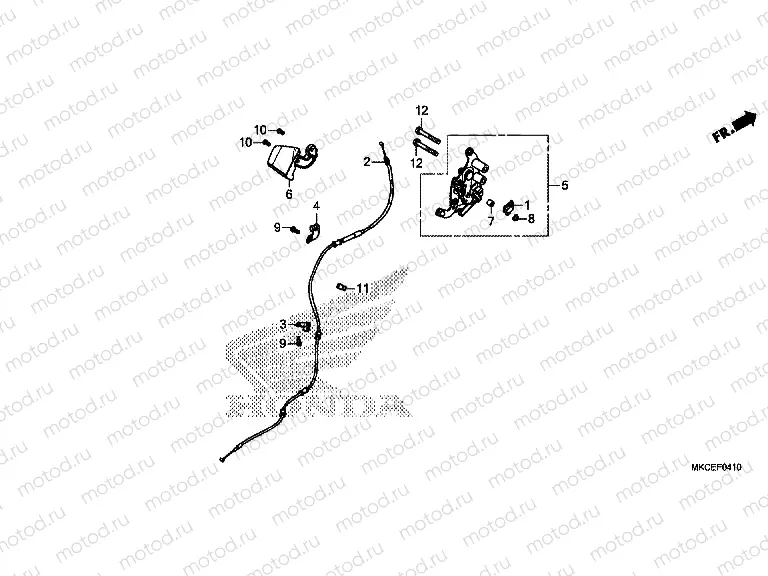 F-4-10 PARKING BRAKE LEVER