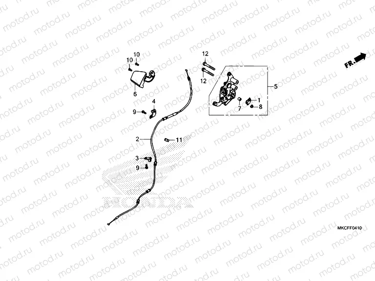F-4-10 PARKING BRAKE LEVER