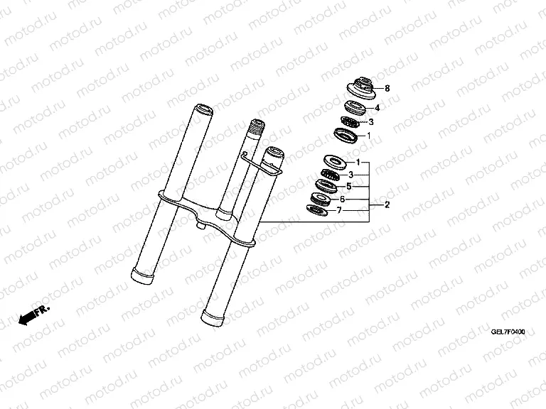 F-4 FRONT FORK