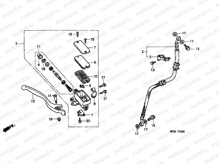 F-4 FRONT MASTER CYLINDER (1)