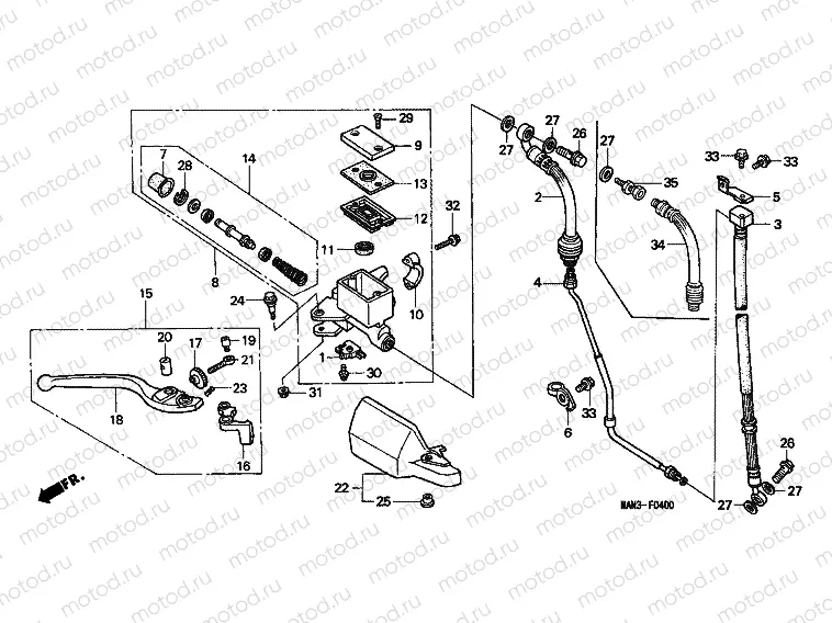 F-4 FRONT MASTER CYLINDER (1)