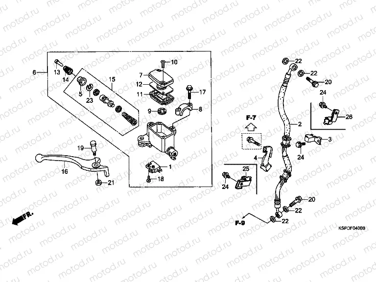 F-4 FRONT MASTER CYLINDER (1)