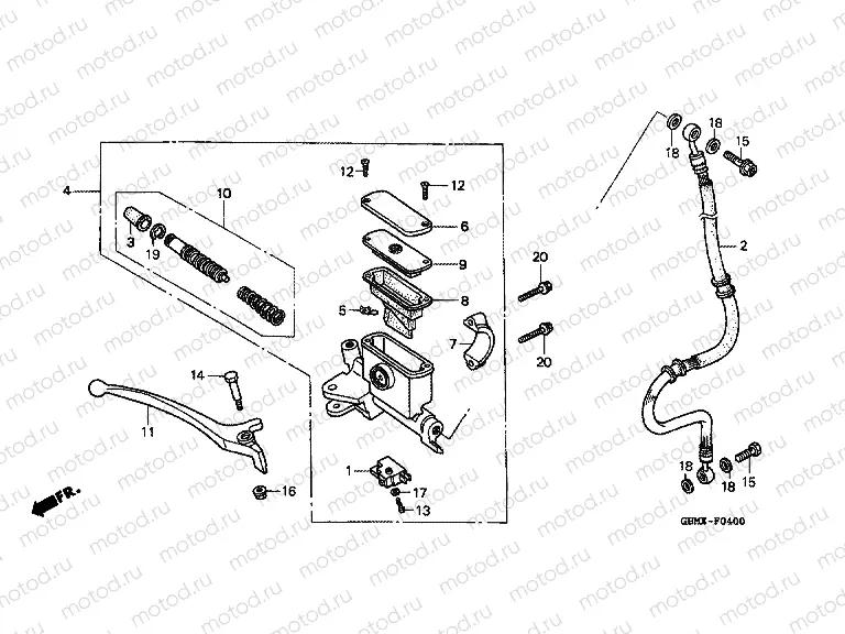 F-4 FRONT MASTER CYLINDER (1)