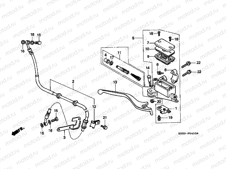F-4 FRONT MASTER CYLINDER