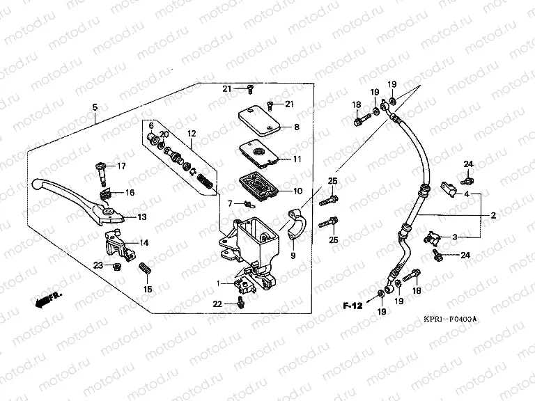F-4 FRONT MASTER CYLINDER