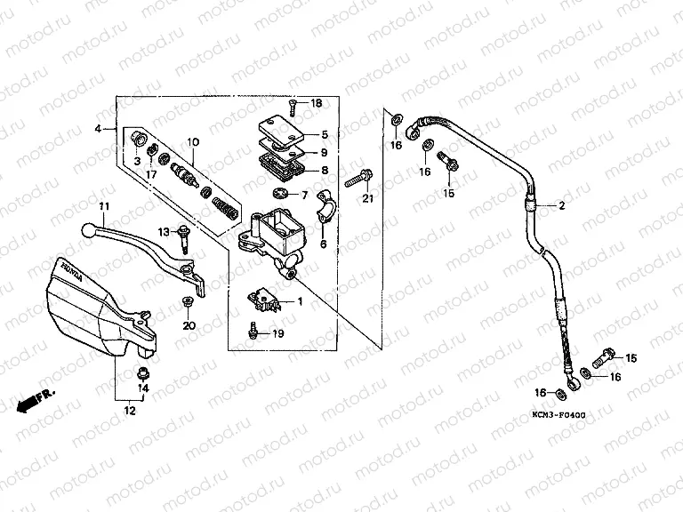 F-4 FRONT MASTER CYLINDER