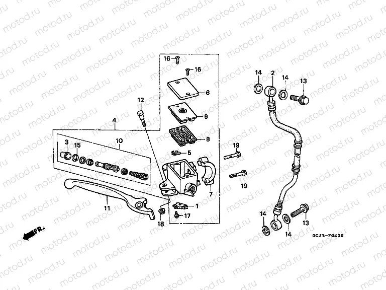 F-4 FRONT MASTER CYLINDER