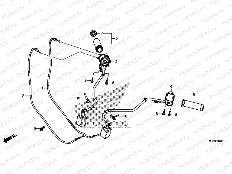 F-4 HANDLE SWITCH / CABLE