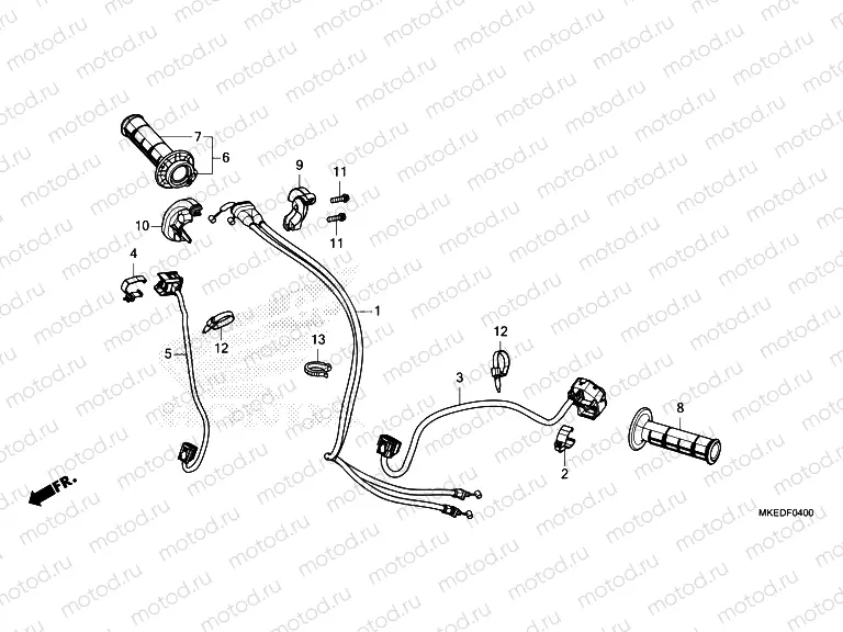 F-4 HANDLE SWITCH & CABLE