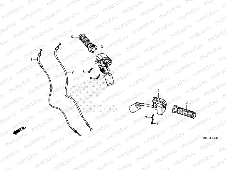 F-4 HANDLE SWITCH & CABLE