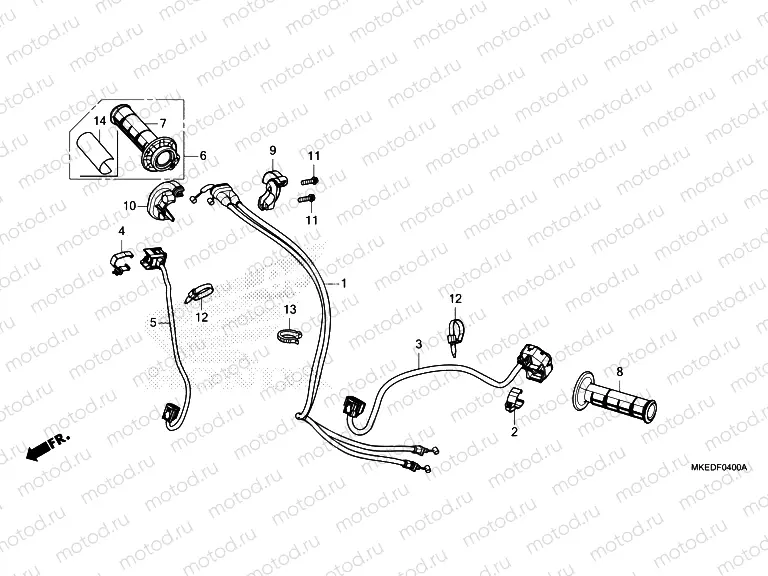 F-4 HANDLE SWITCH/CABLE