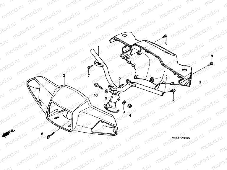 F-4 STEERING HANDLE / HANDLE COVER