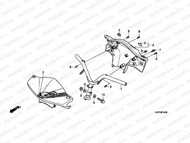 F-4 STEERING HANDLE / HANDLE COVER