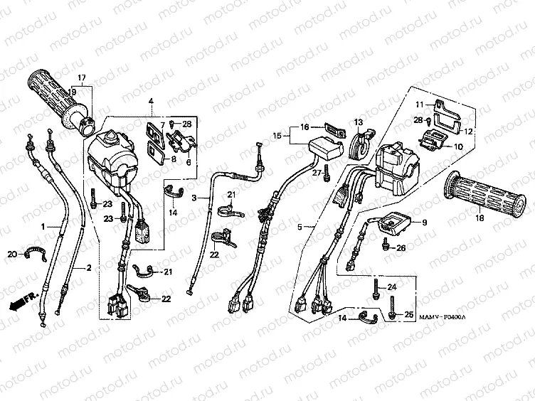 F-4 SWITCH / CABLE (GL1500A)