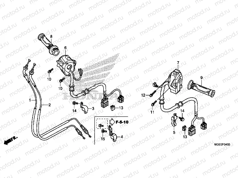 F-4 SWITCH / CABLE (VFR1200FD)